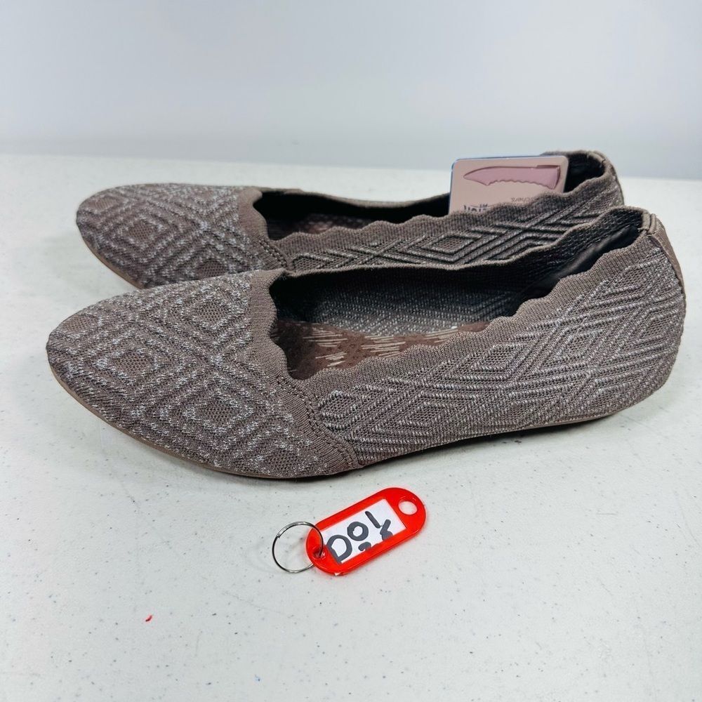 WOMEN'S SKECHERS CLEO HONEYCOMB BALLET FLAT SHOES 44882 size 7,5